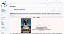 Desktop Screenshot of en.wikiquote.org