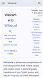Mobile Screenshot of en.wikiquote.org
