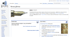Desktop Screenshot of pl.wikiquote.org