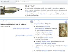 Tablet Screenshot of pl.wikiquote.org
