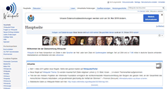 Desktop Screenshot of de.wikiquote.org